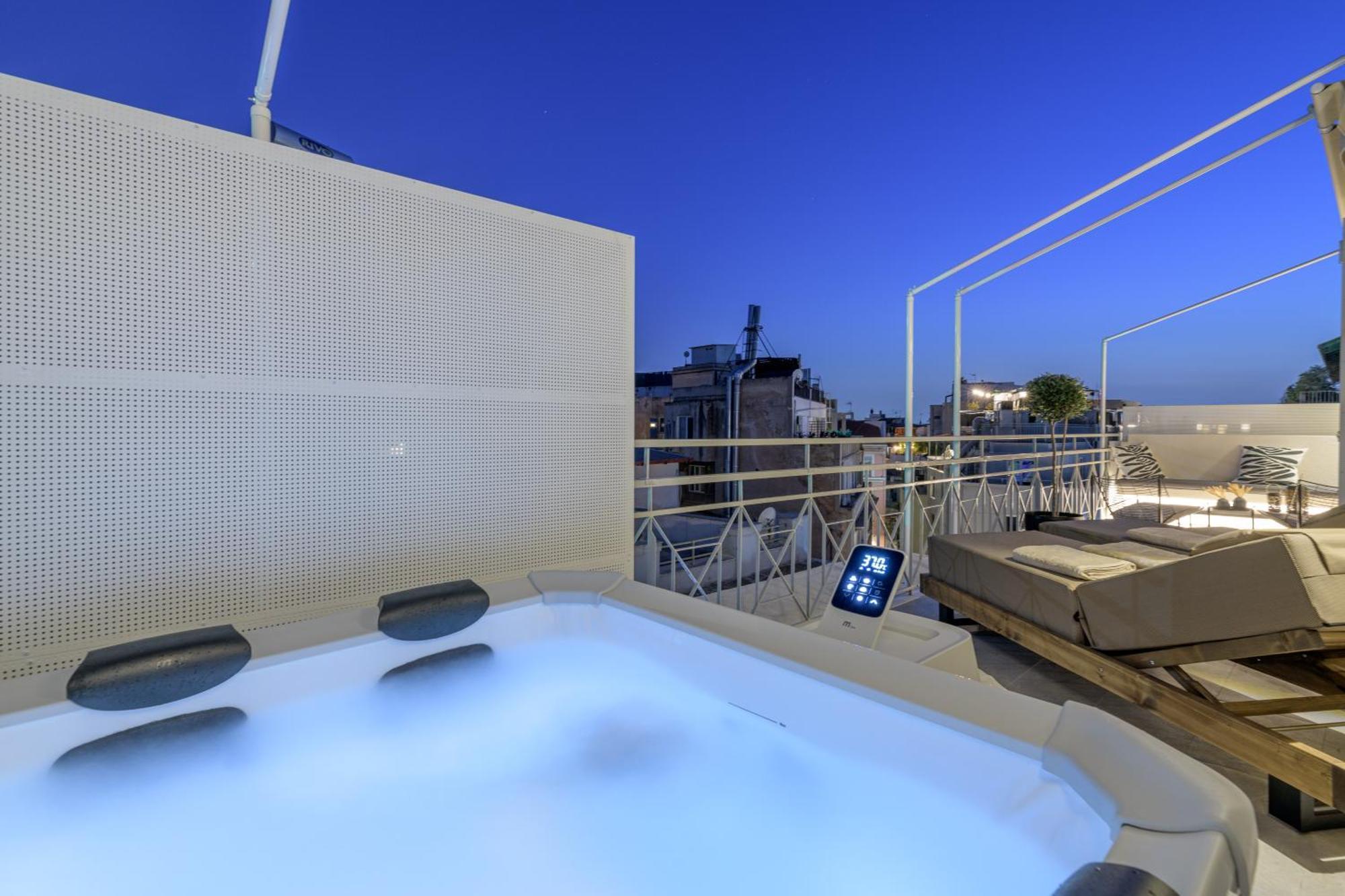 Central Sunny Loft With Plunge Pool Athene Buitenkant foto