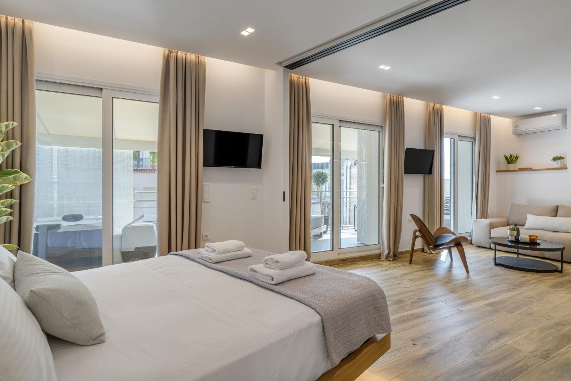 Central Sunny Loft With Plunge Pool Athene Buitenkant foto