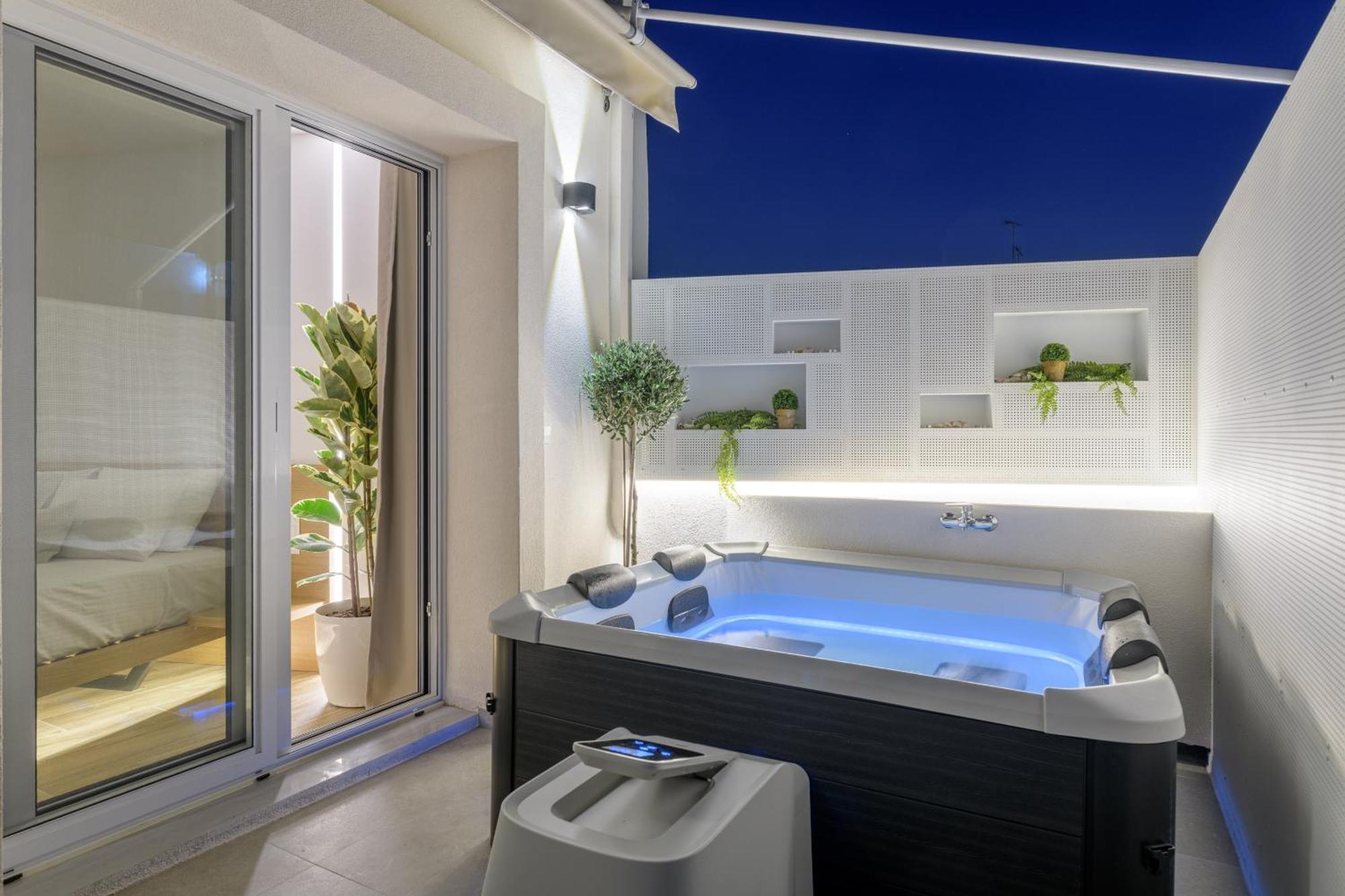 Central Sunny Loft With Plunge Pool Athene Buitenkant foto