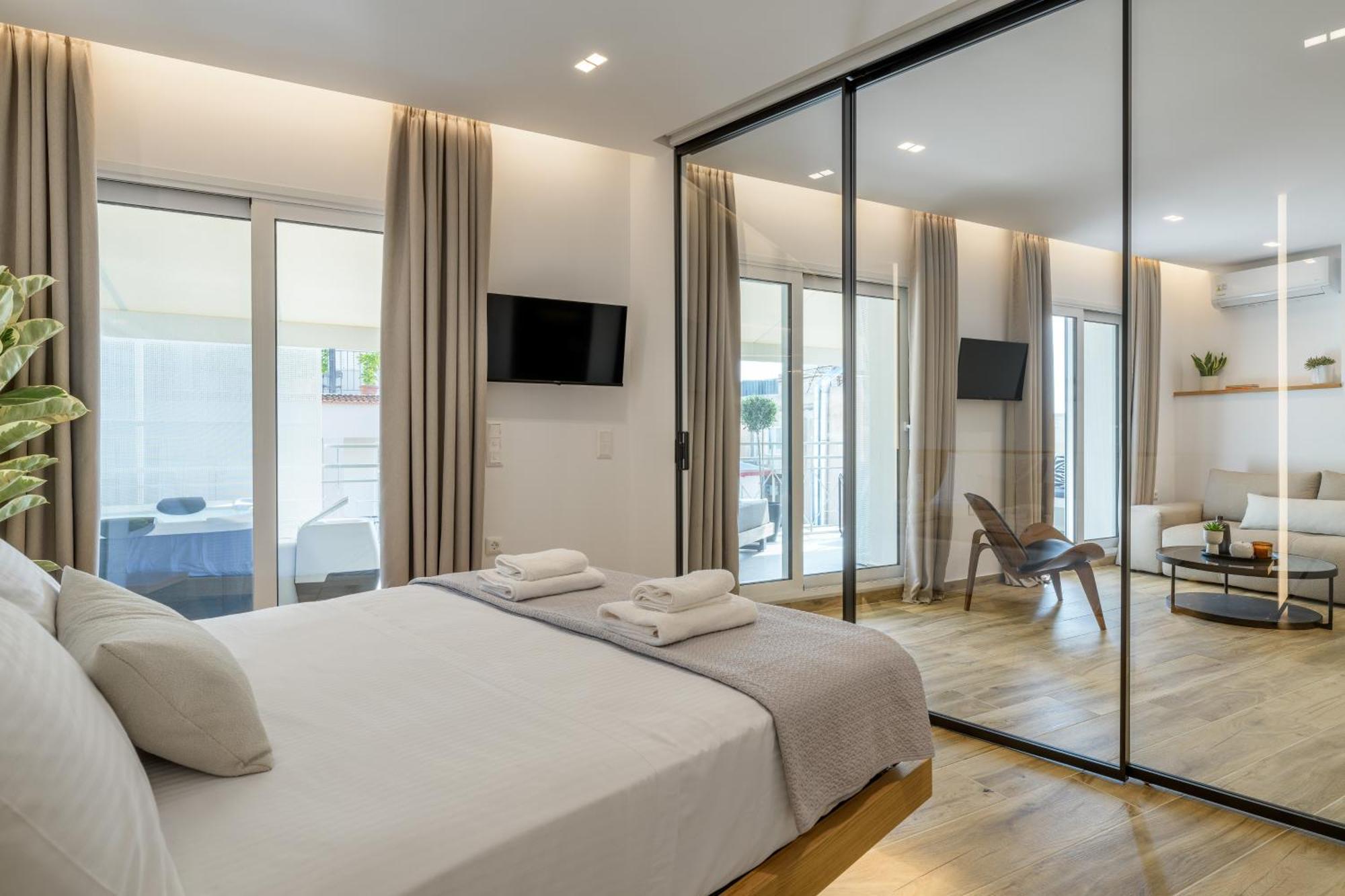 Central Sunny Loft With Plunge Pool Athene Buitenkant foto